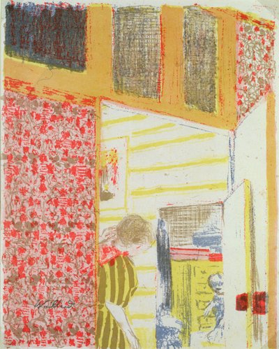 Interno in sfumature di rosa III da Edouard Vuillard